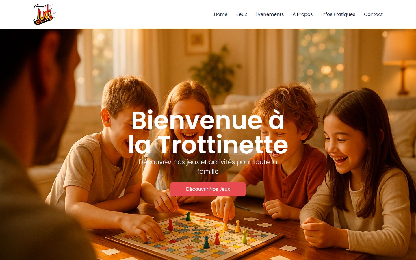 Page d'accueil de ludo-latrottinette.ch