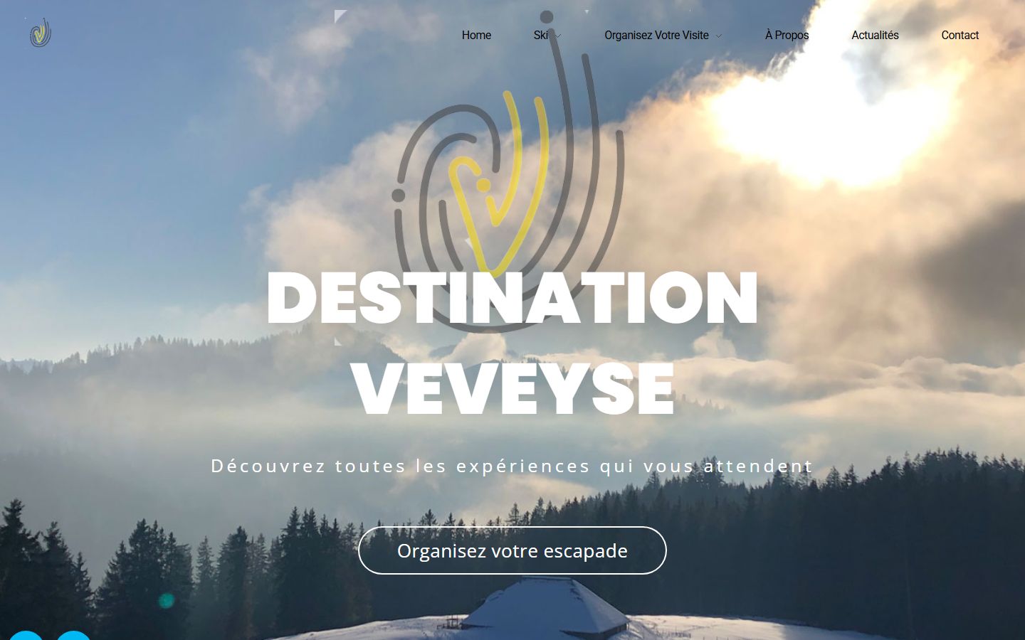 Page d'accueil de destinationveveyse.ch